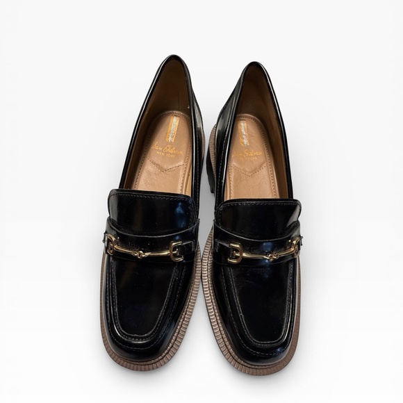 Sam Edelman Laurs Platform Lug Sole Patent Leather Loafers Sz 7 - Picture 3 of 12